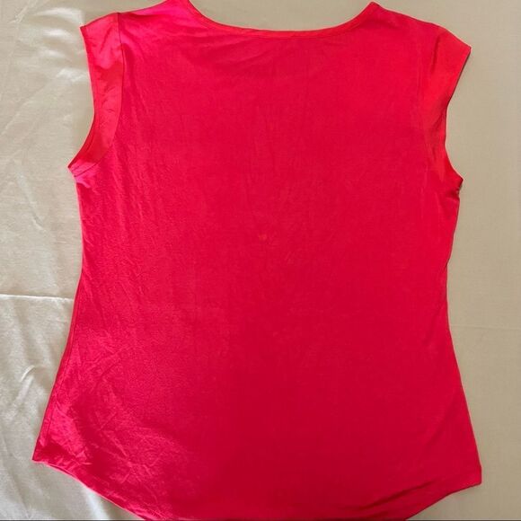 Calvin Klein shirt in a orange peach color in a size small - Picture 4 of 6